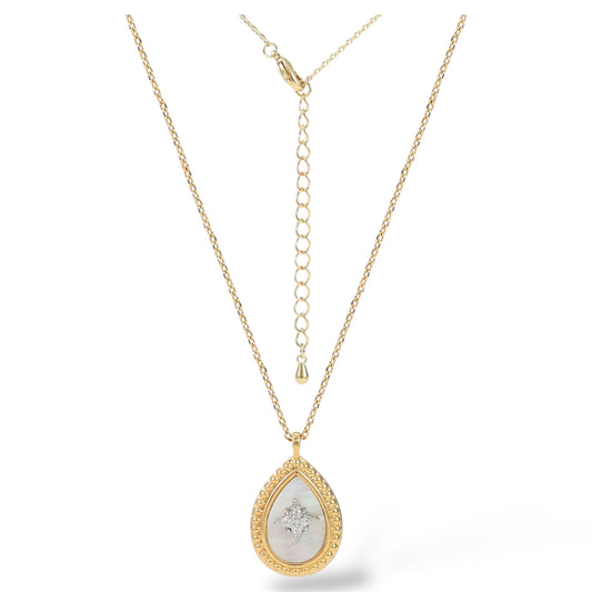 Celestial Teardrop Necklace-Gold LM