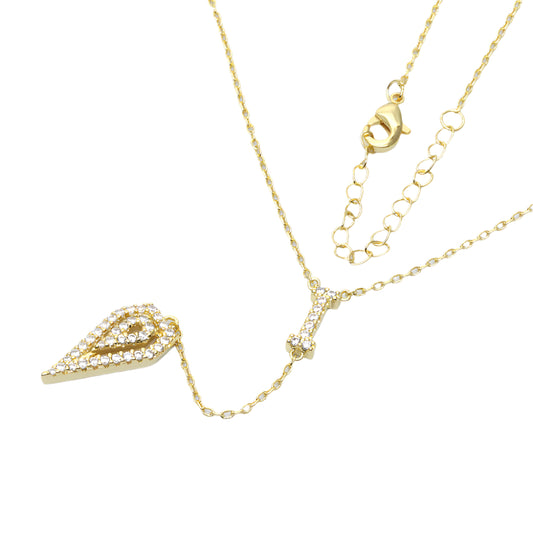 Luxe Dewdrop Necklace-Gold LM