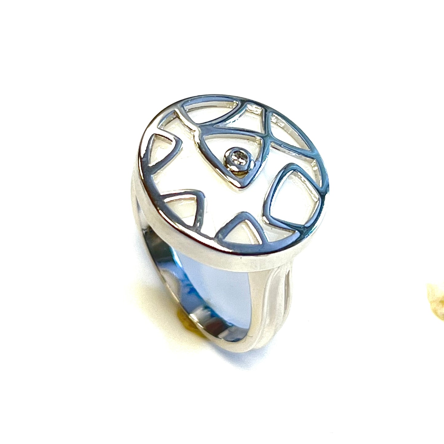 Mosaic Ring-Silver LM
