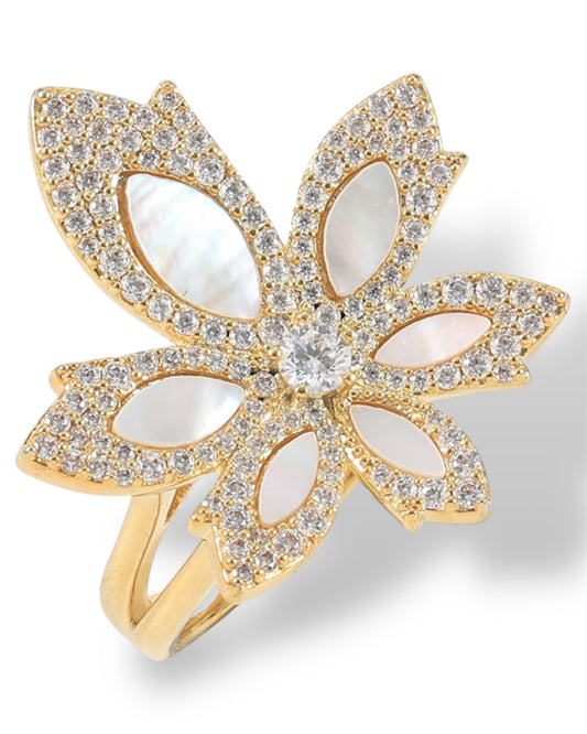 Forever Fleur Ring-Gold LM