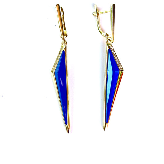 Aurora Edge Earring _Gold LM