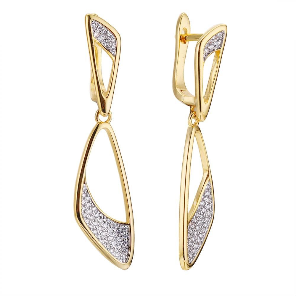 Lumière Élégante Earrings-Gold LM