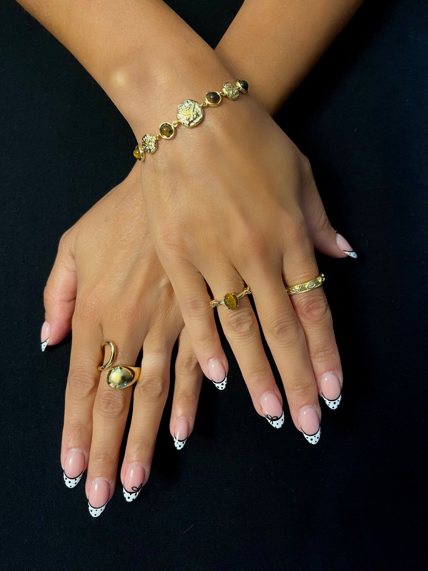 Serene Drops Bangle-Silver LM