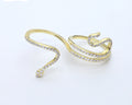 Twin Serpent Spark Ring "LM"
