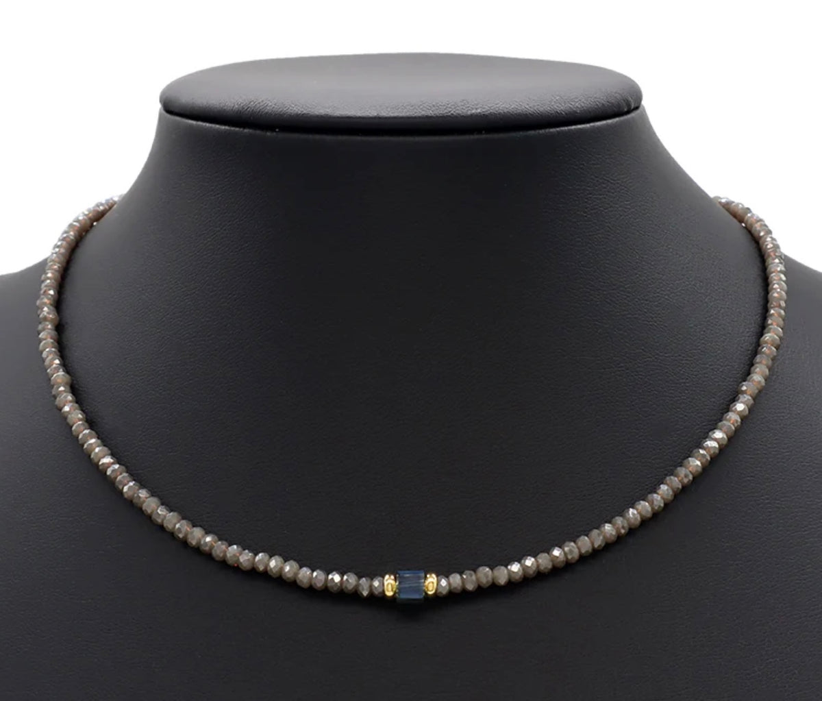 Desert Dusk Necklace Bead-Gold "LM"
