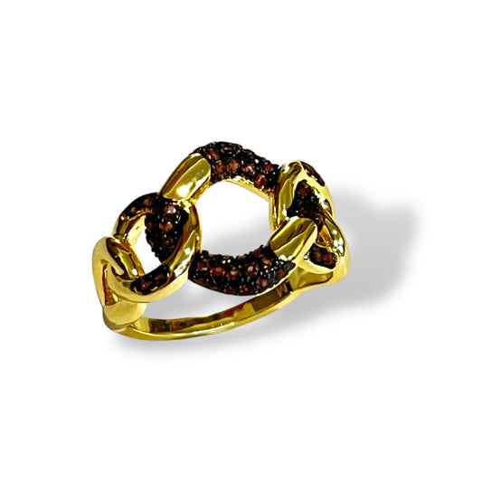 Crimson Link Ring-Gold LM