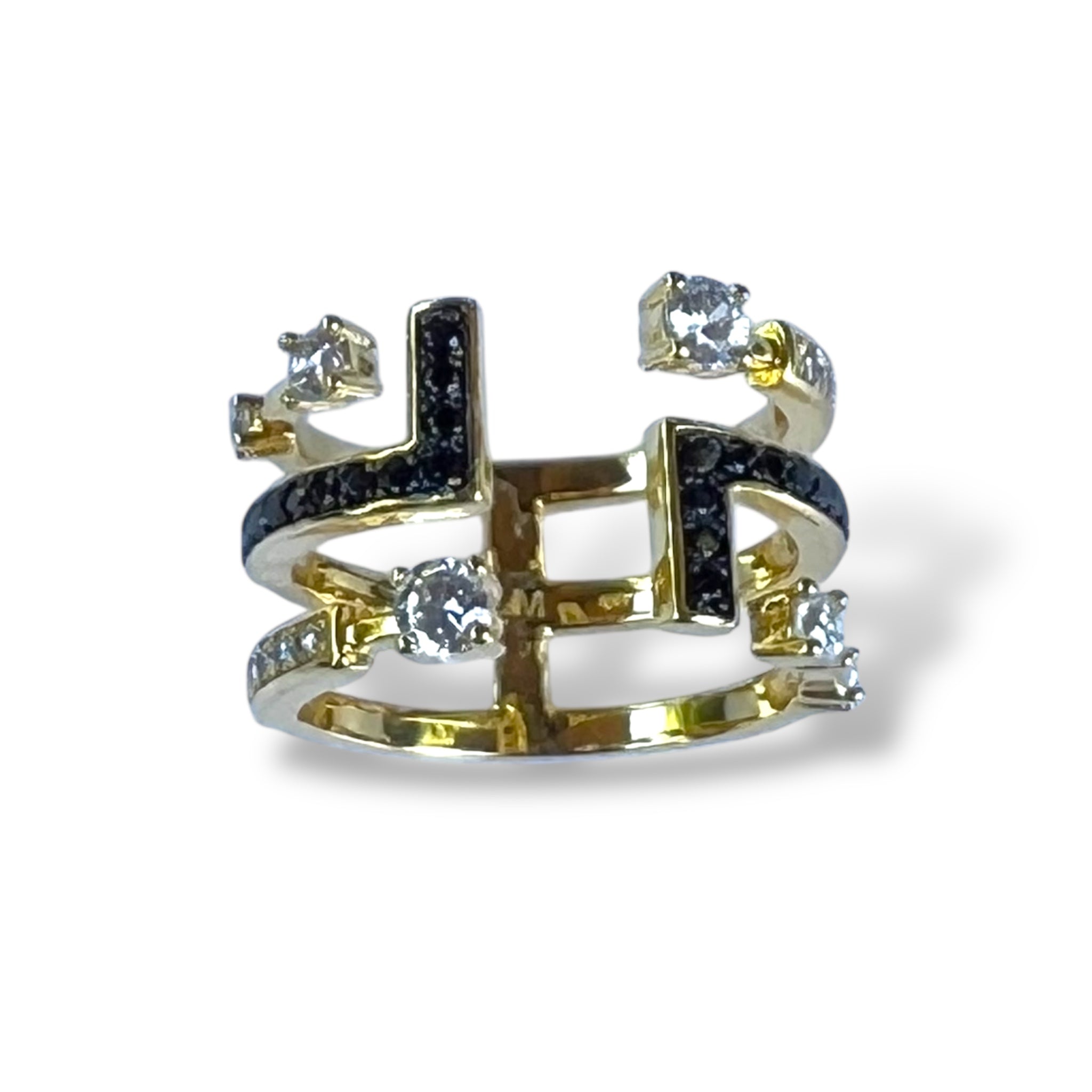 Couronne Noire Ring "LM"