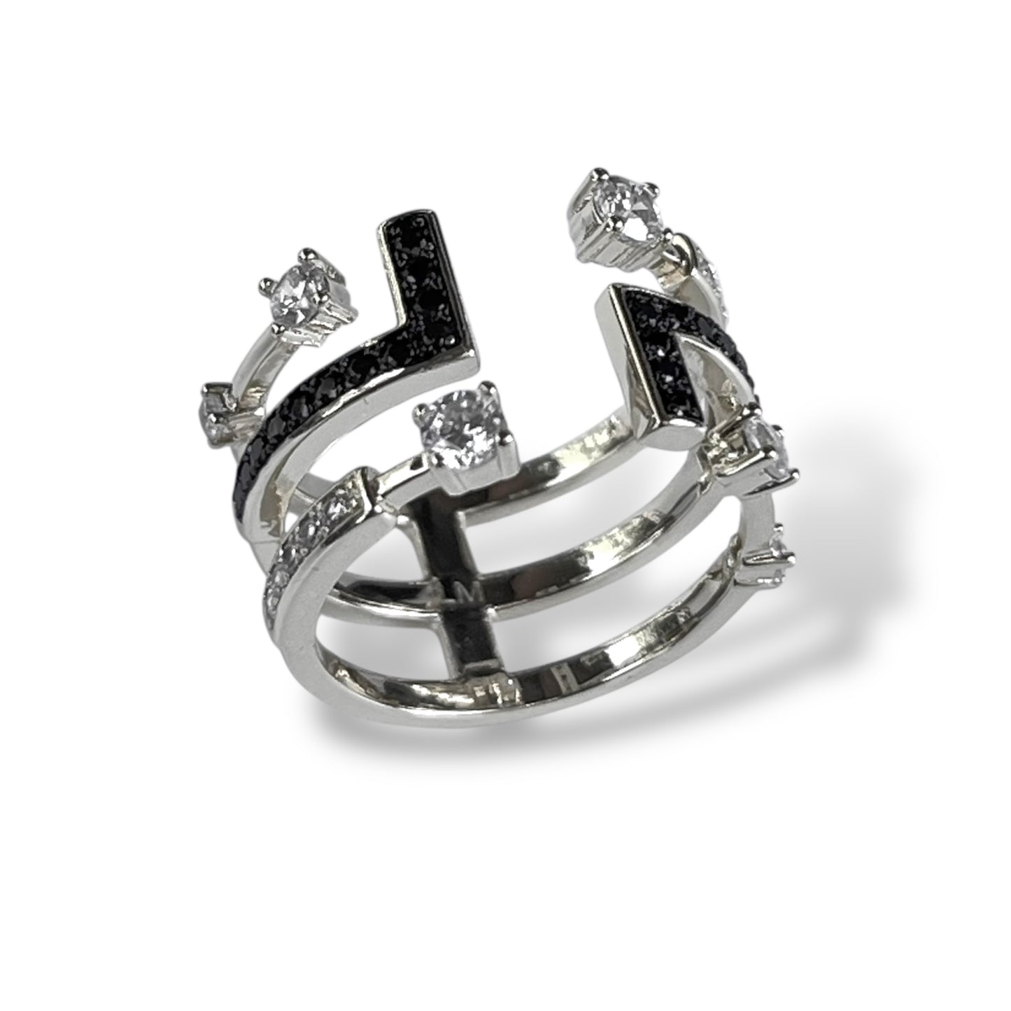 Couronne Noire Ring-Silver LM