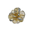 Rosette Radiance Ring-Two Tone "LM"