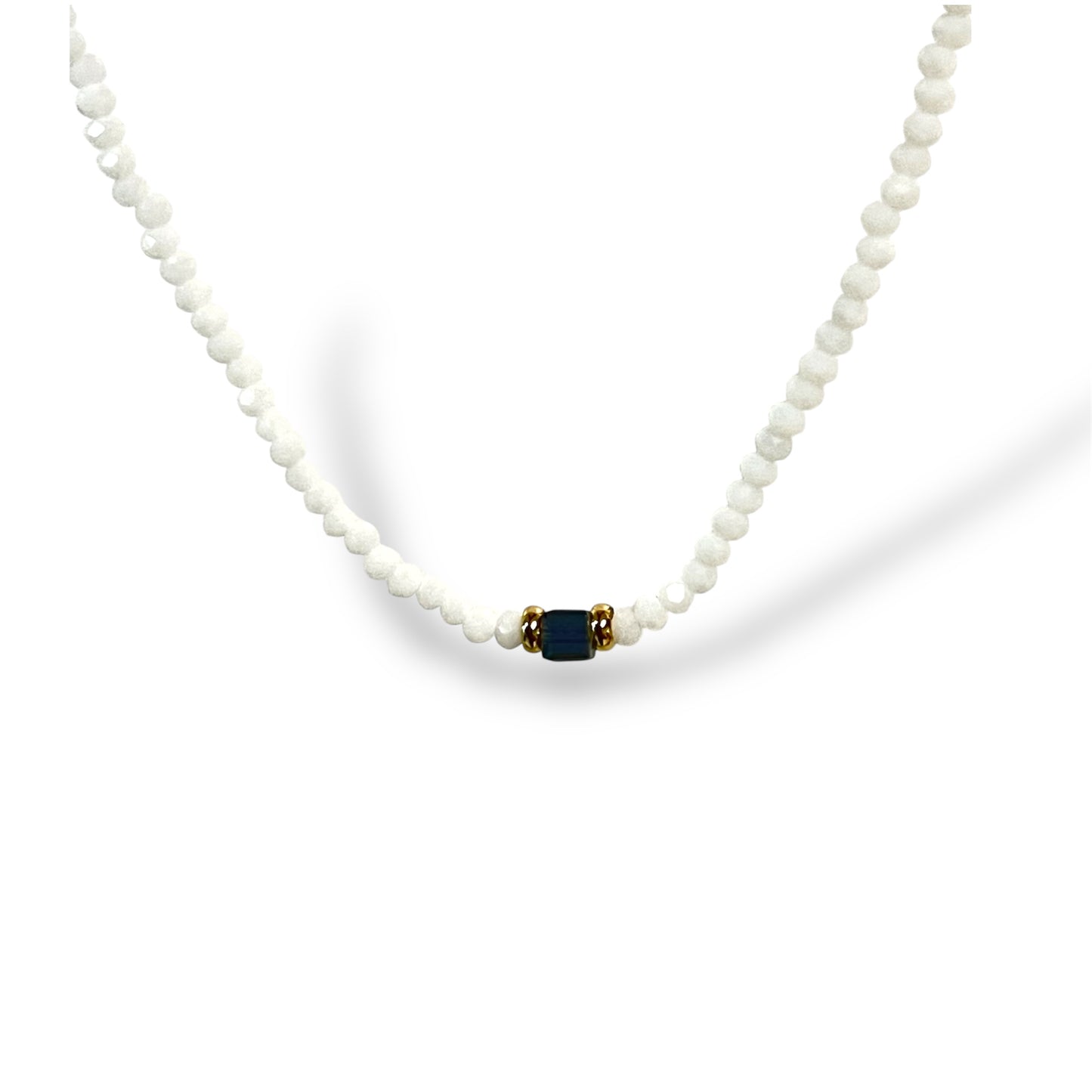 Frostbeam Charm Necklace Bead-Gold LM