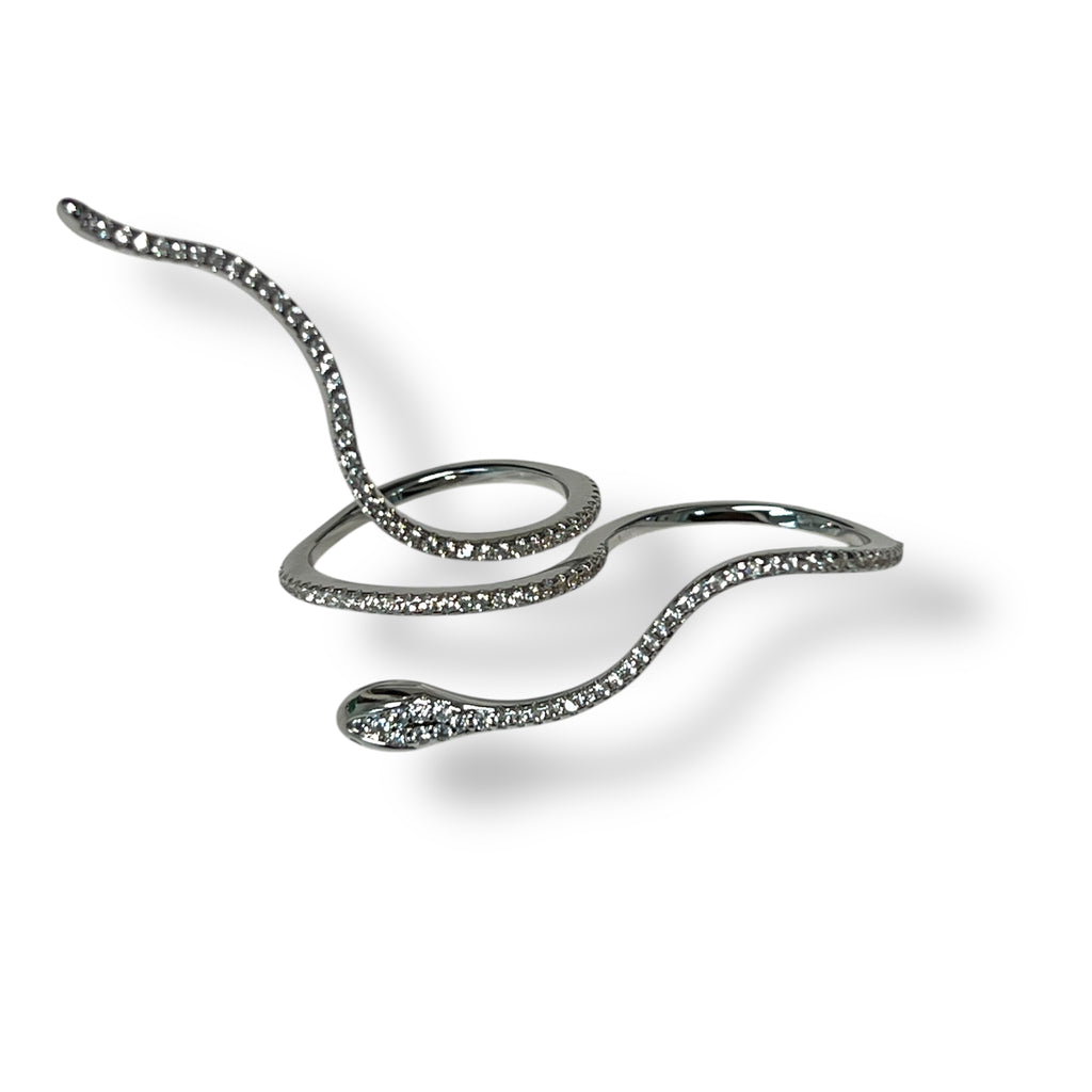 Serpent Spell Double Finger Ring "LM"