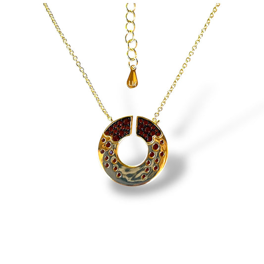 Molten Ember Necklace-Gold LM