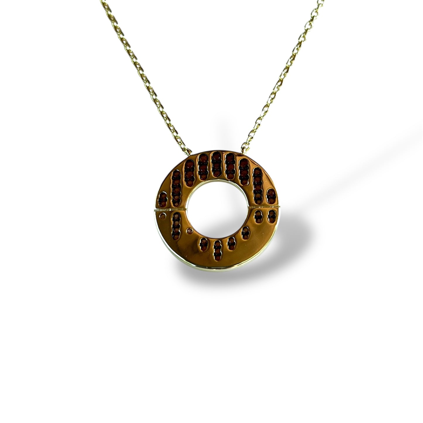 Solar Ember Necklace-Gold LM
