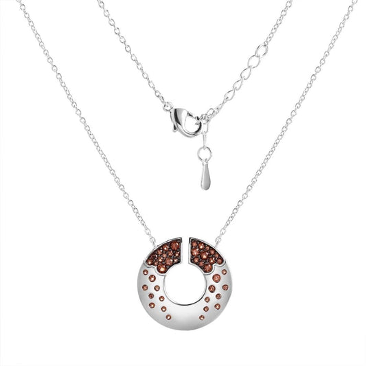 Molten Ember Necklace-Silver LM