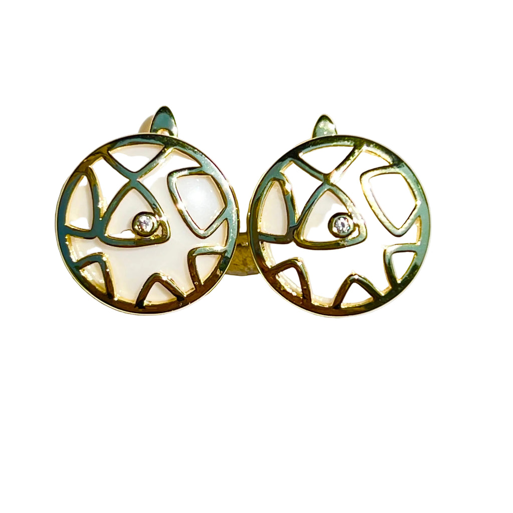Mosaic Clip-On Earrings "LM"