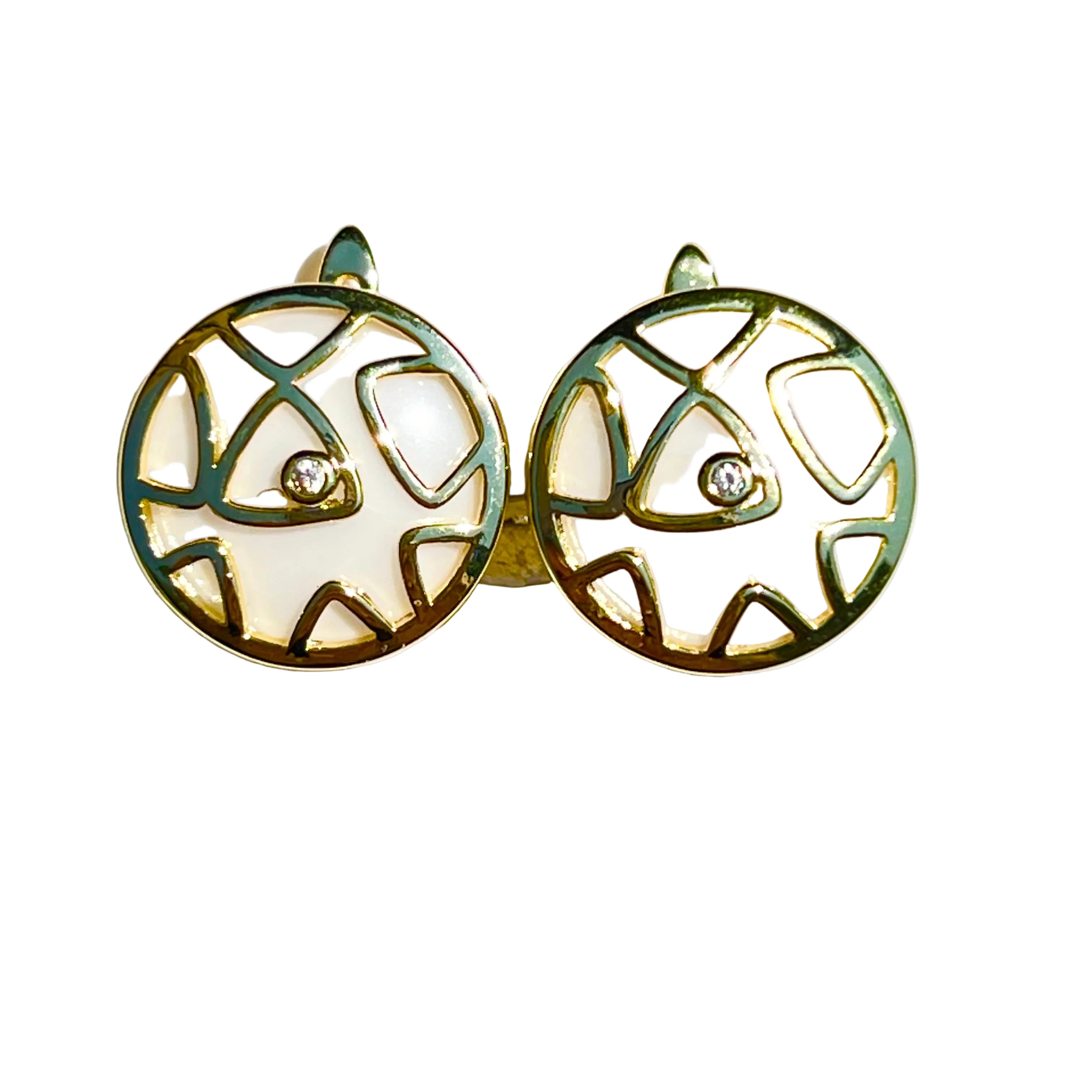 Mosaic Clip-On Earrings "LM"