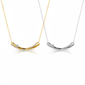 Arc Sparkle Bar Necklace – Gold & Silver