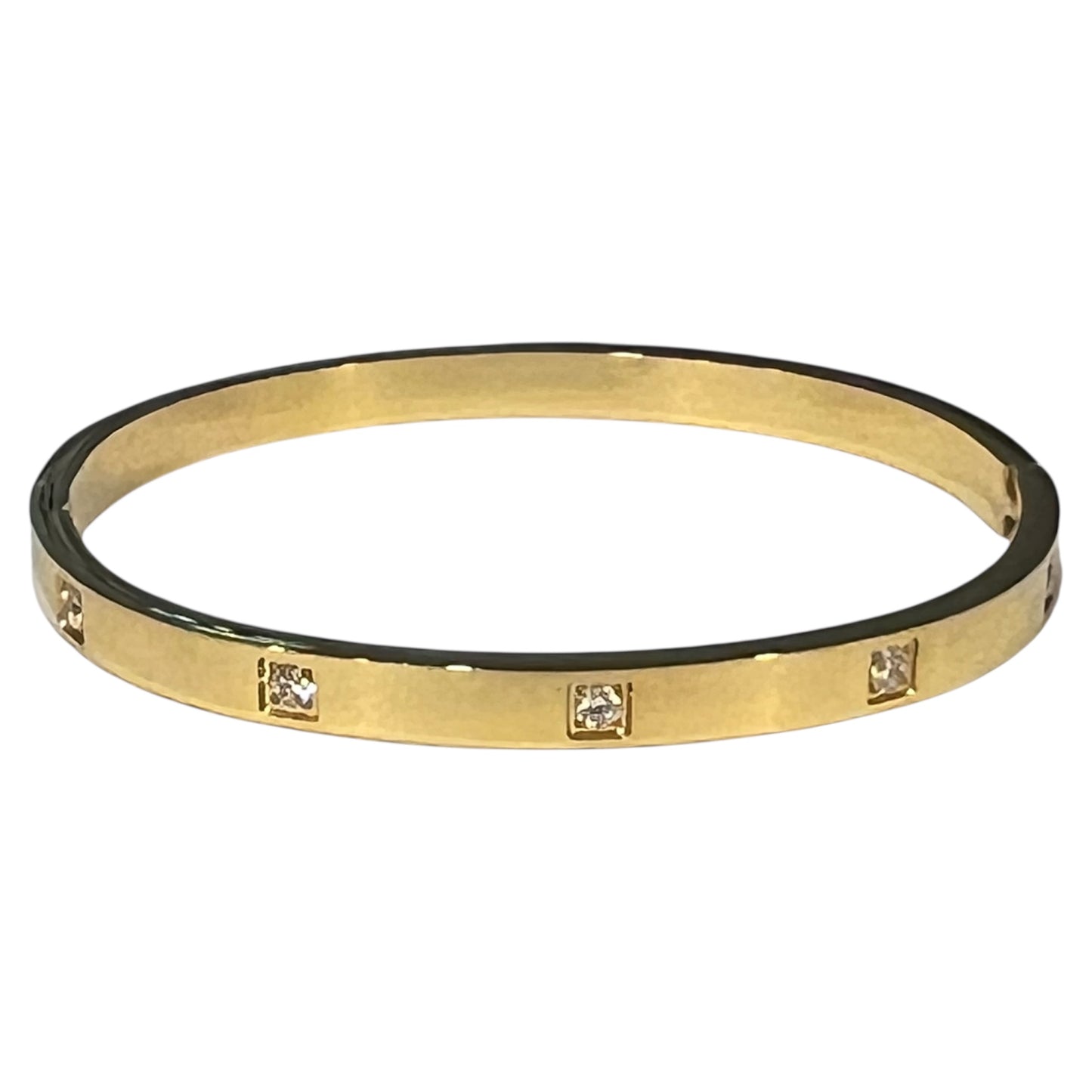 Luxe Dot Bangle-Gold LM