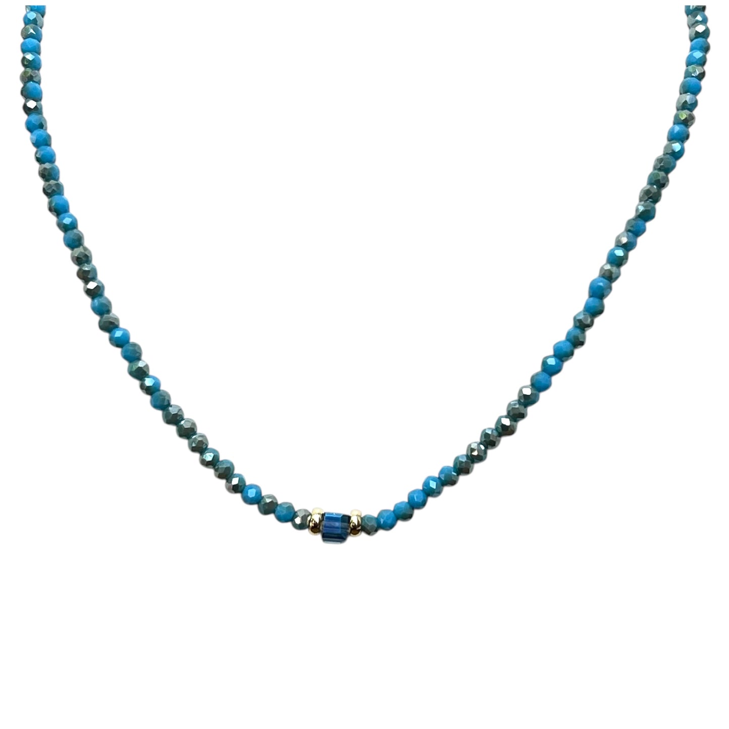 Coastal Dusk Beaded Necklace LM