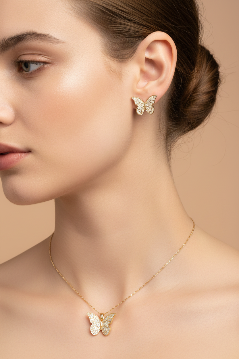 Butterfly Set – Model Shot