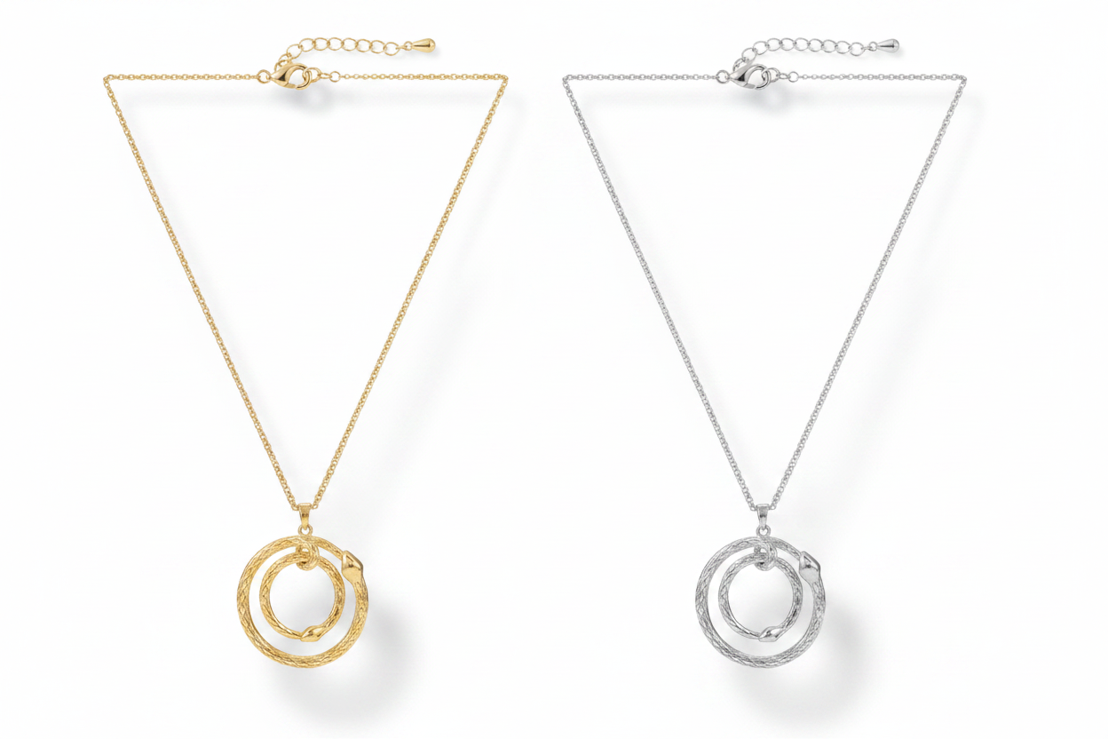 Celestial Harmony Necklace - Gold & Silver