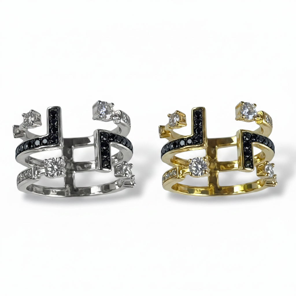 Couronne Noire Ring – Exact Silver & Gold