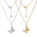 Dancing Wings Butterfly – Gold & Silver