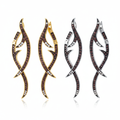 Ember Vine Earrings – Gold & Silver Pairs