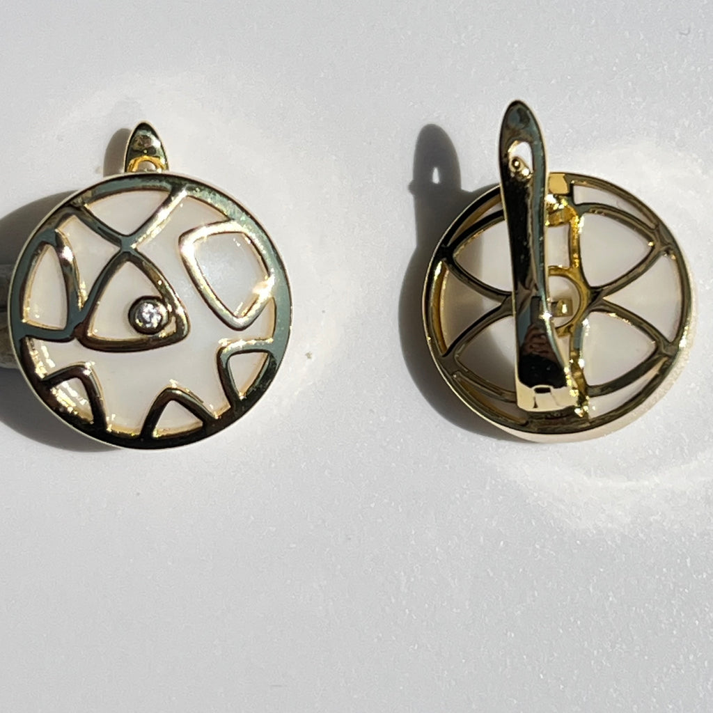 Mosaic Clip-On Earrings "LM"