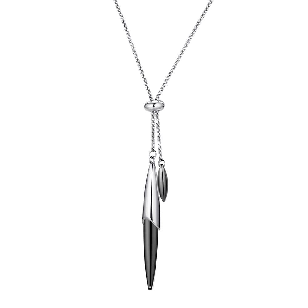 Drizzle Necklace-Silver LM