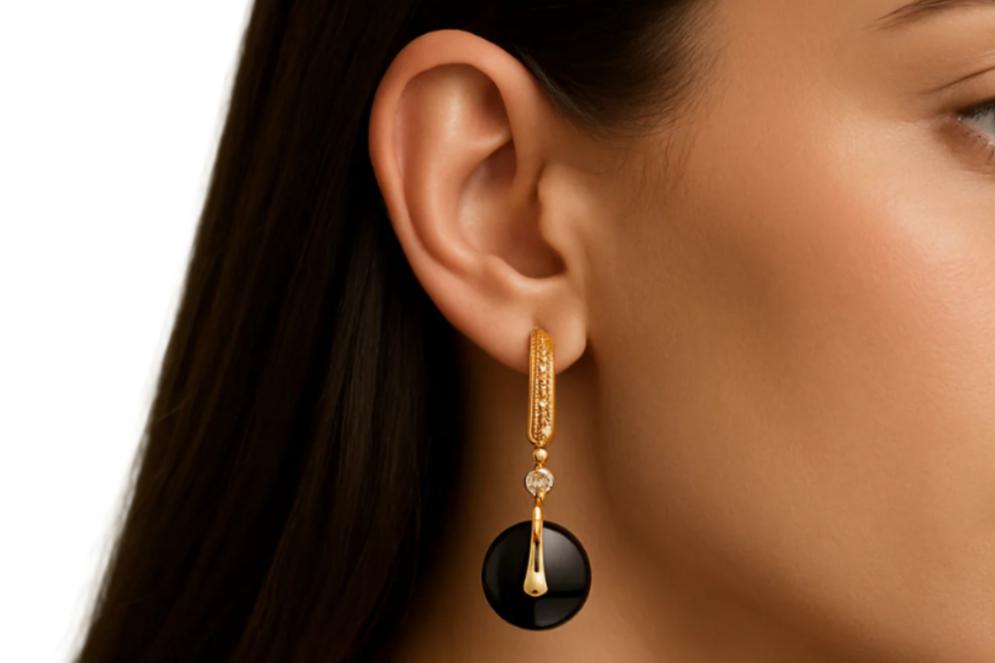 Generated image of the jewelry on a model