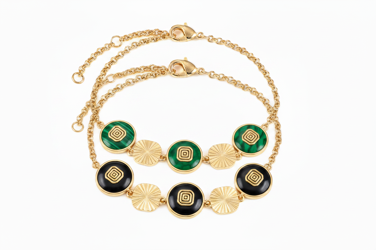 Geometric Station Bracelet - All Three Colorways