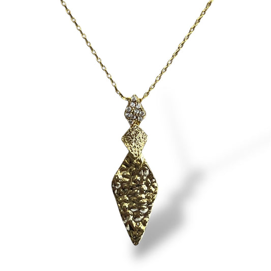 Golden Obelisk Pendant-Gold LM