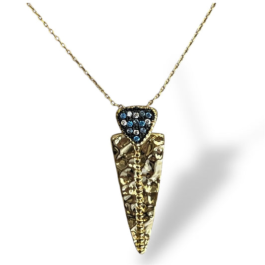 Aurora Dagger Pendant-Gold LM