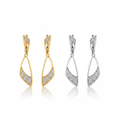 Lumière Élégante Earrings – Both Pairs Gold & Silver