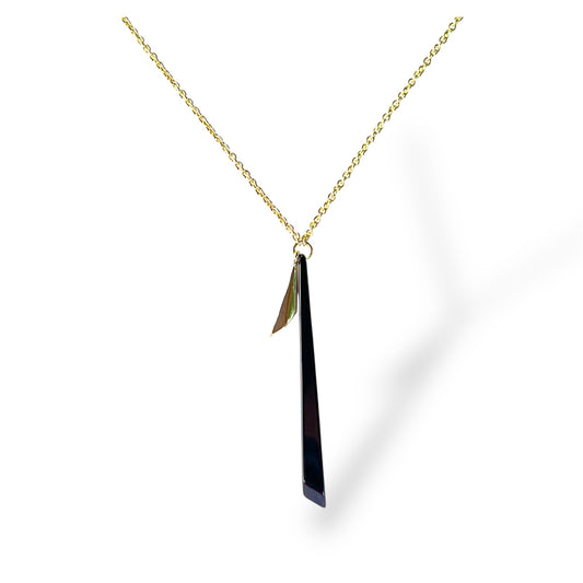 Midnight Shard Pendant-Gold LM