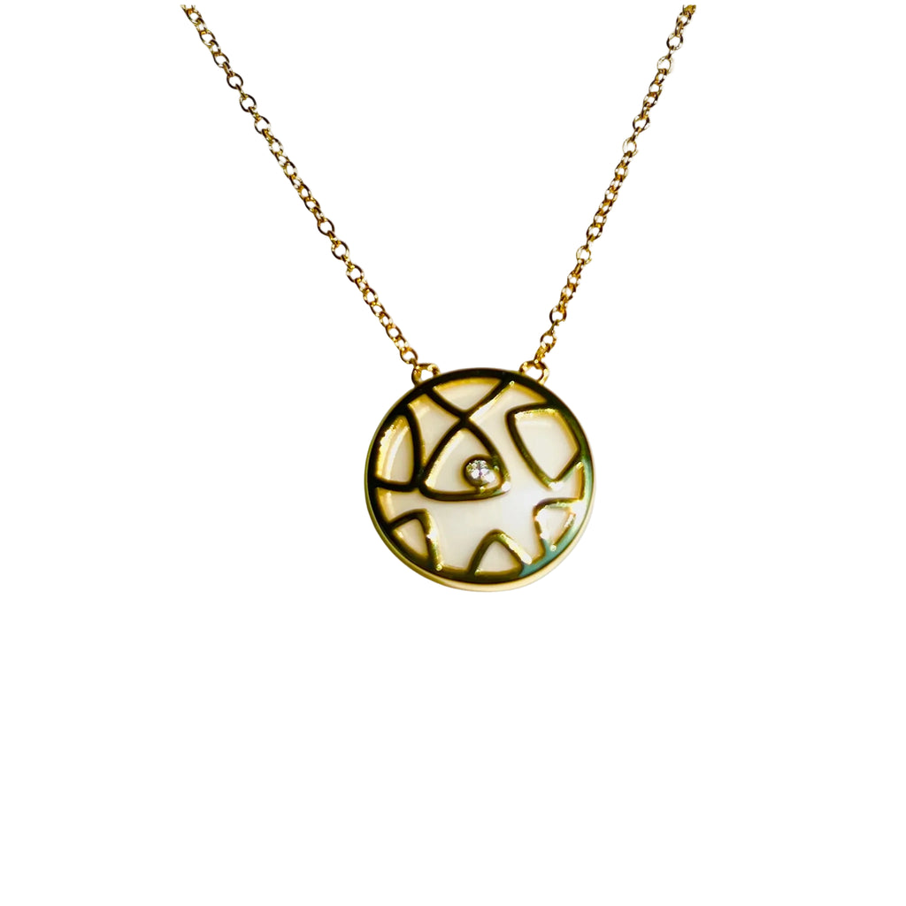 Mosaic Necklace "LM"