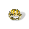 Golden Flame Wave Ring-Gold "LM"