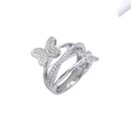 Twilight Wings Ring-Silver "LM"