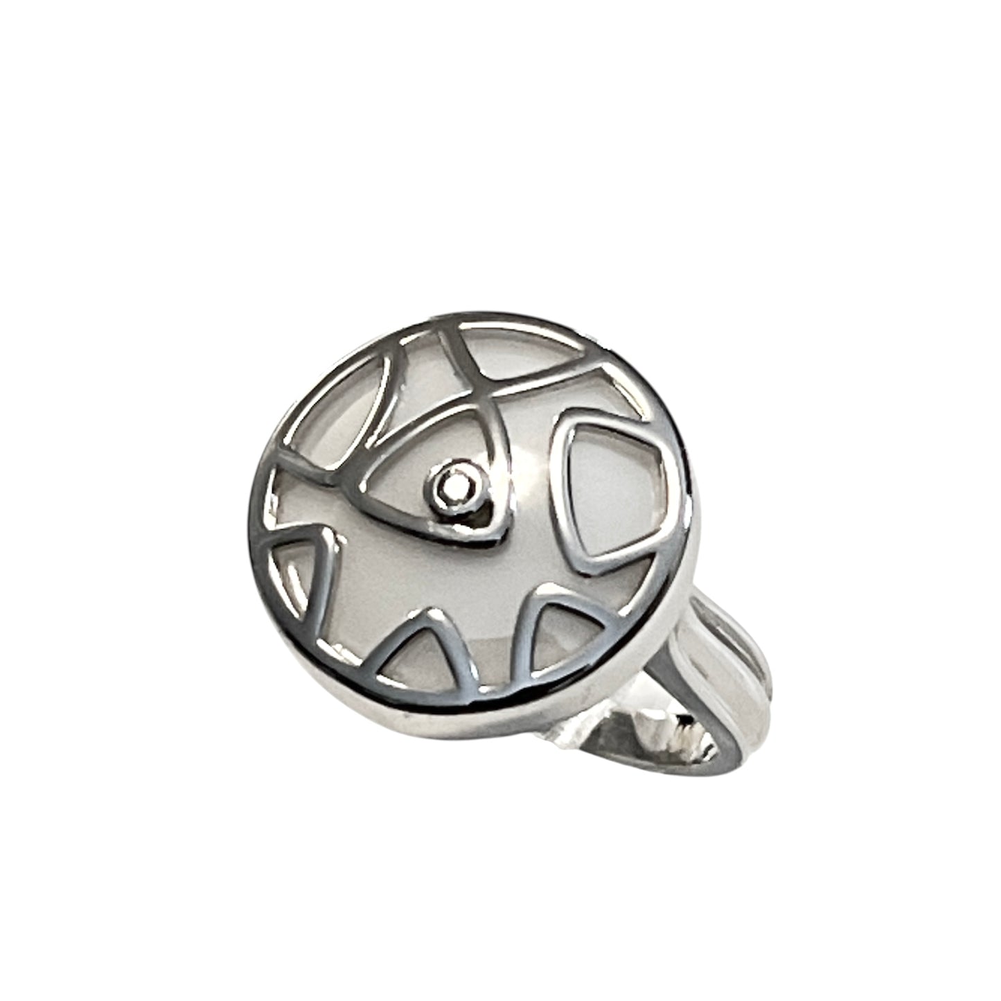 Mosaic Ring-Silver LM