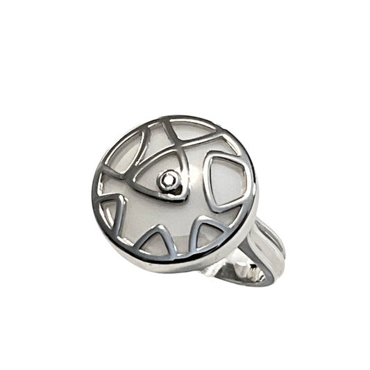 Mosaic Ring-Silver LM