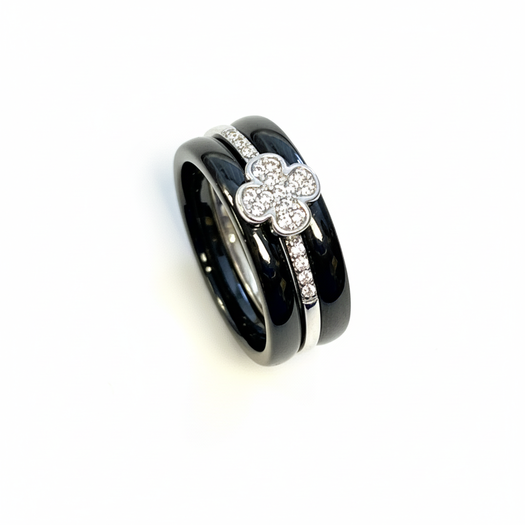 Silver ring set