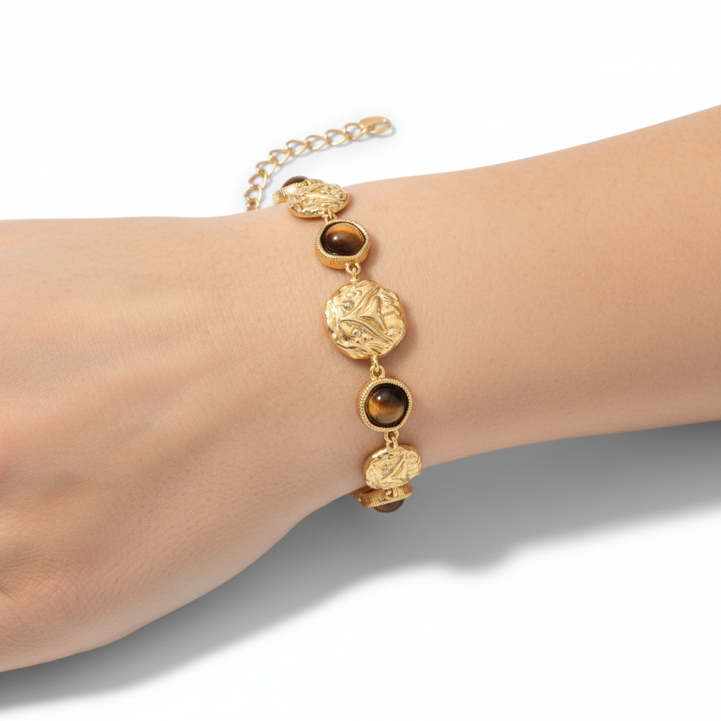 Solar Gaze Bracelet - On Wrist Exact